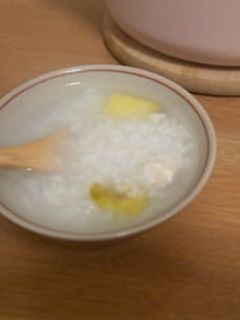 さつまいもと鶏肉のお粥-レシピのメイン写真