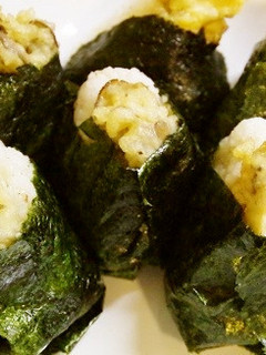 美味★舞茸天ぷらおにぎり-レシピのメイン写真
