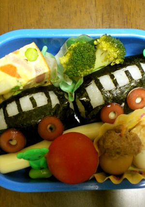 ☆ノリ海苔電車お弁当☆-レシピのメイン写真