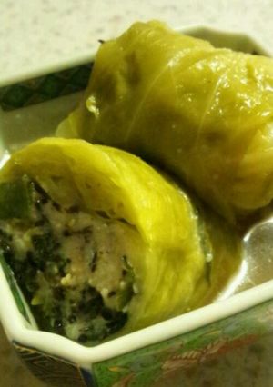 餃子のタネの残りでロールキャベツ♪-レシピのメイン写真