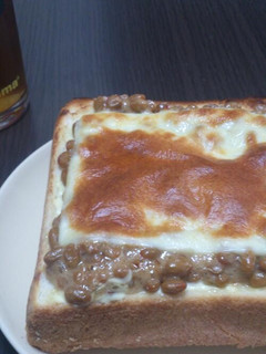 お味噌汁にも合う!納豆トースト!-レシピのメイン写真