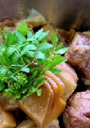 筍と豚肉の煮物-レシピのメイン写真