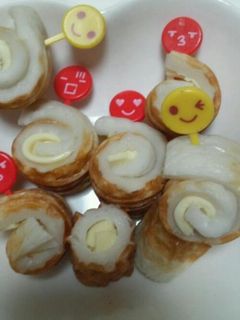 簡単!お弁当にチーズちくわ♪-レシピのメイン写真
