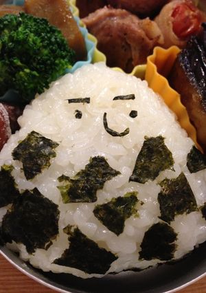 万次郎さんのおにぎり☆キャラ弁-レシピのメイン写真
