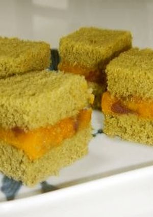 カボチャ餡のカステラサンド-レシピのメイン写真