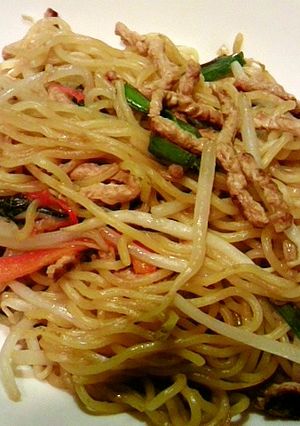 大豆たんぱく細切りの焼きそば-レシピのメイン写真