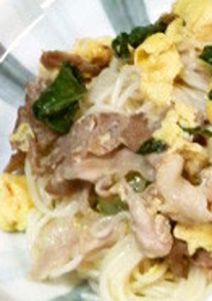 調味料は一つだけ!そうめんチャンプルー-レシピのメイン写真