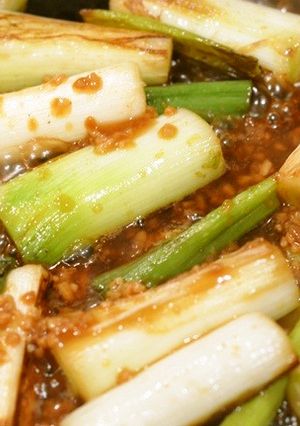 とろっ！しゃき！白葱の醤油麹炒め-レシピのメイン写真