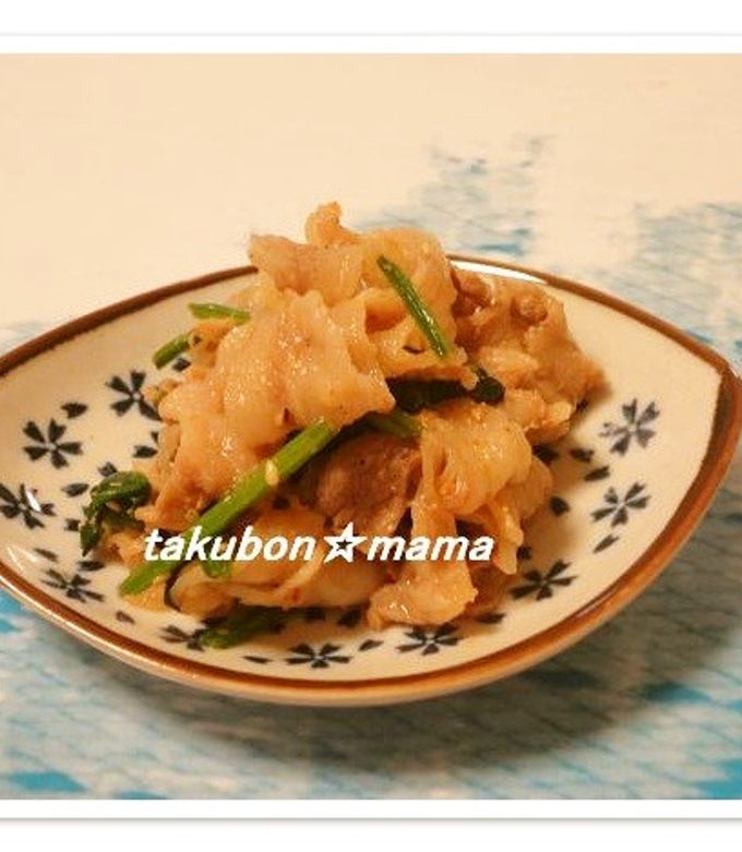 お弁当にも～豚バラほうれん草和え-レシピのメイン写真
