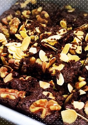 小麦粉不使用の濃厚チョコブラウニー-レシピのメイン写真