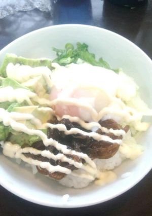 私のズボラランチ丼♪-レシピのメイン写真