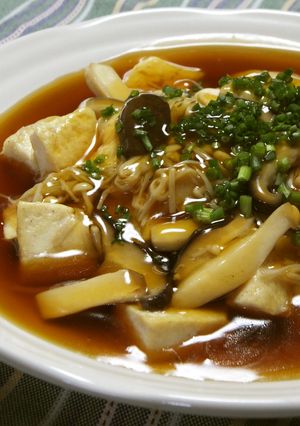 豆腐ときのこの中華あんかけ-レシピのメイン写真