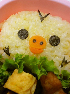簡単キャラ弁☆キイロイトリご飯-レシピのメイン写真