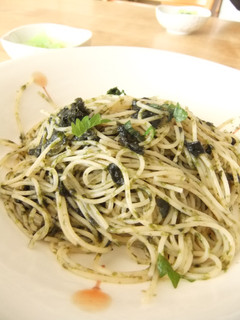 お歯黒必至!でも美味しい海苔のパスタ-レシピのメイン写真