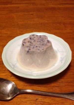 素朴なおいしさ 豆乳あずきプリン-レシピのメイン写真