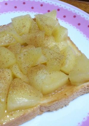 お手軽♪ｱｯﾌﾟﾙﾊﾟﾝ(o´ｴ`ﾉﾉﾞ-レシピのメイン写真
