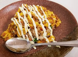 子供に大好評！簡単やさしい納豆オムライス-レシピのメイン写真