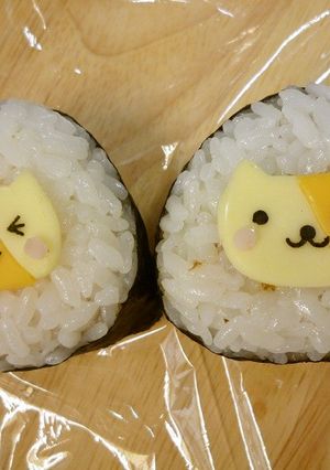 ねこちゃんおにぎり♪-レシピのメイン写真