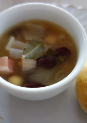 シンプルな、お豆のスープ。-レシピのメイン写真