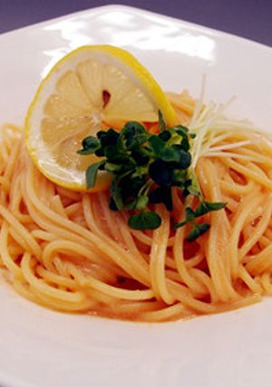 ★白つゆで簡単★明太子パスタ-レシピのメイン写真