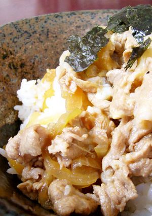 夏バテ防止の豚丼(他人丼)-レシピのメイン写真