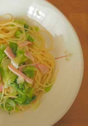 絶品！？ハムとキャベツのパスタ-レシピのメイン写真
