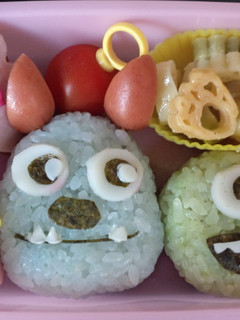 サリー&マイク キャラ弁-レシピのメイン写真