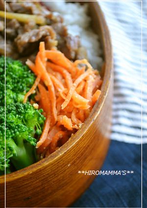 コリコリ食感！人参のゴマ和え～お弁当にも-レシピのメイン写真