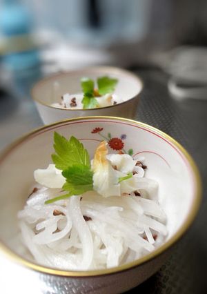 大根の梅しその実和え-レシピのメイン写真