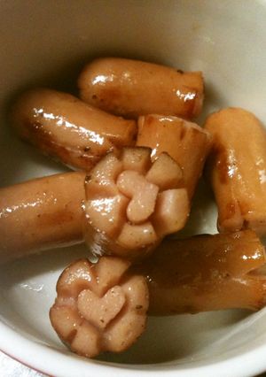 キャラ弁　ウインナーの飾り切り-レシピのメイン写真