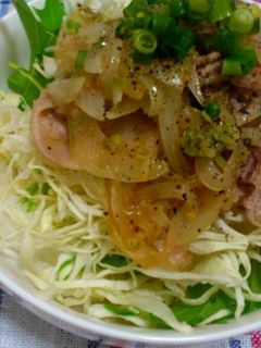 さっぱりネギ塩豚丼-レシピのメイン写真