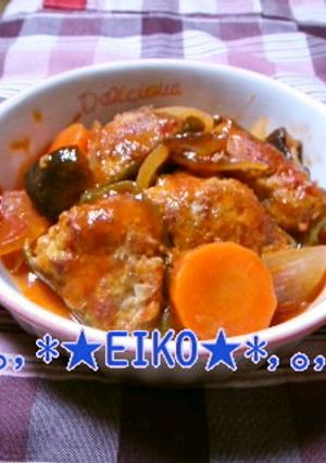ピーマンの肉詰めトマト煮ver.☆彡-レシピのメイン写真
