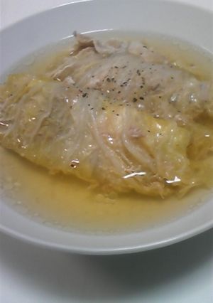スープも美味い簡単豚バラロール白菜-レシピのメイン写真