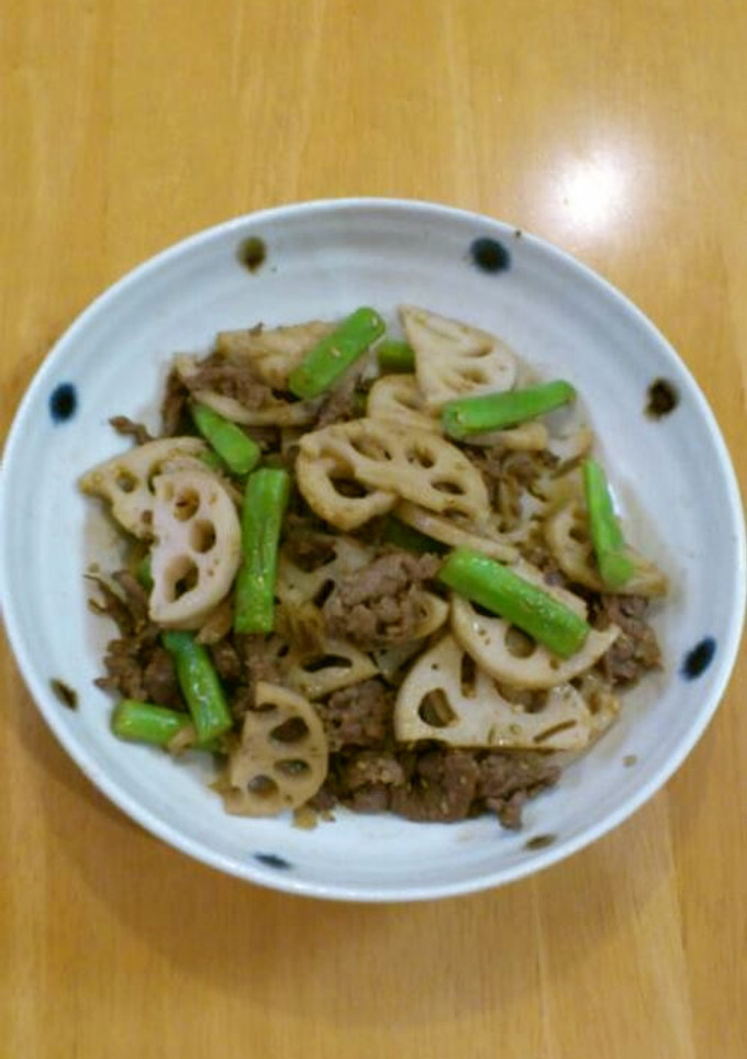 れんこんと牛肉のオイスター炒め-レシピのメイン写真