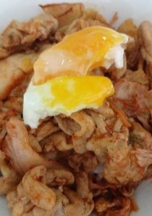 豚キムチ丼-レシピのメイン写真