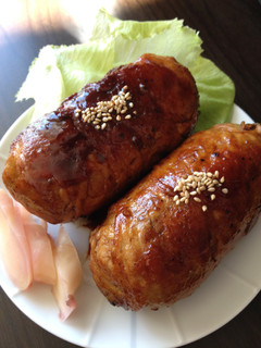 新生姜入り!肉巻きおにぎり-レシピのメイン写真