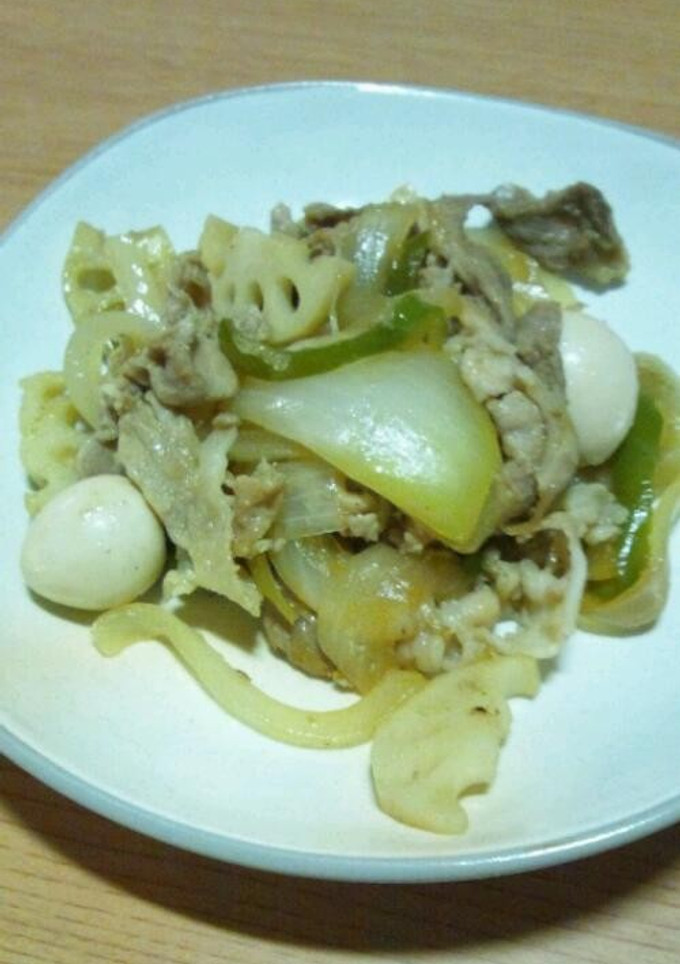 玉ねぎたっぷり豚肉のさっぱり炒め-レシピのメイン写真