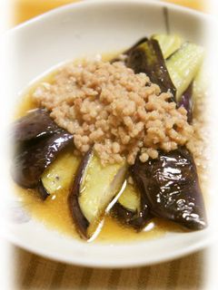 なすの鶏そぼろあんかけ☆-レシピのメイン写真