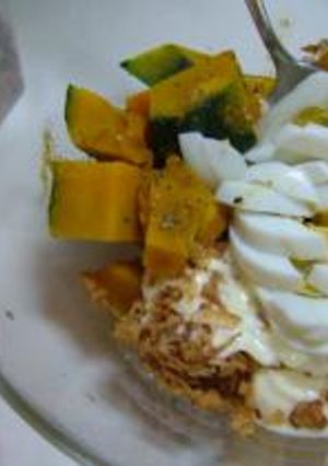 かぼちゃのカラフルサラダ-レシピのメイン写真