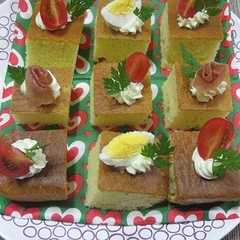 รูปของ ケーキみたいなプチデコケークサレ
