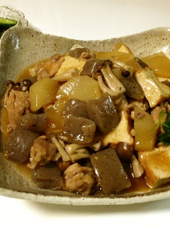 あんかけ風!厚揚げとこんにゃくの煮物-レシピのメイン写真