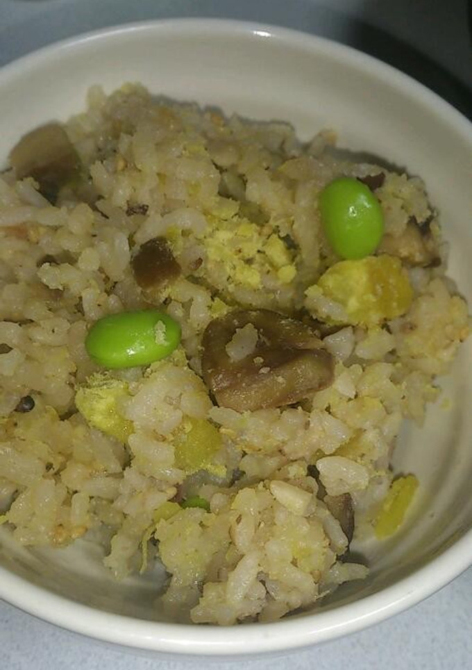 栗とサツマイモの炊き込みご飯-レシピのメイン写真