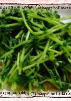 豆苗or空芯菜の中華野菜炒め☆-レシピのメイン写真