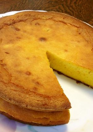 簡単ミキサーでＯＫかぼちゃのチーズケーキ-レシピのメイン写真