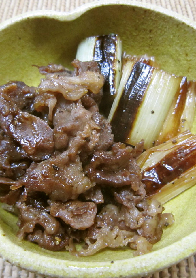 白ネギと牛肉のすき焼き風-レシピのメイン写真