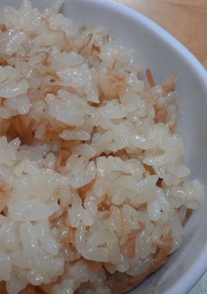ツナとなめたけの炊き込みご飯-レシピのメイン写真