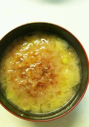 白菜の味噌汁♪-レシピのメイン写真