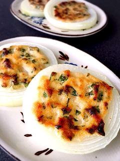 おつまみに☆玉ねぎの明太マヨ焼き-レシピのメイン写真