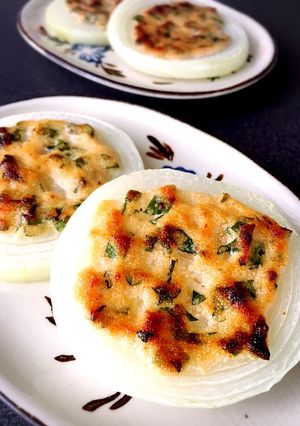 おつまみに☆玉ねぎの明太マヨ焼き-レシピのメイン写真