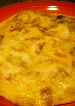 残った肉じゃがでスペイン風オムレツ！-レシピのメイン写真